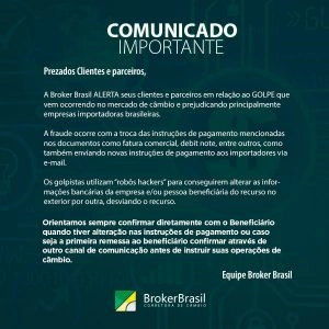 Comunicado Importante – Fraude