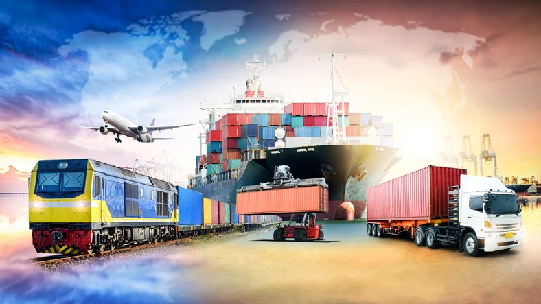 Transporte container internacional